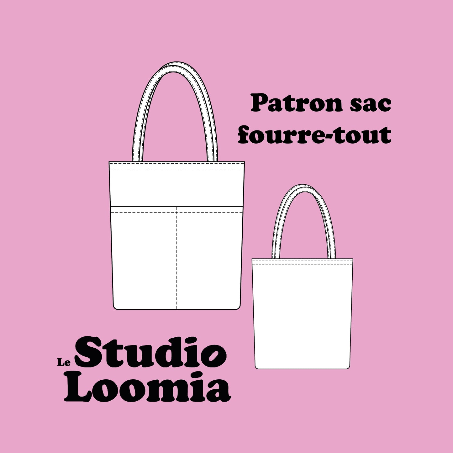 Patron PDF - Sac fourre-tout