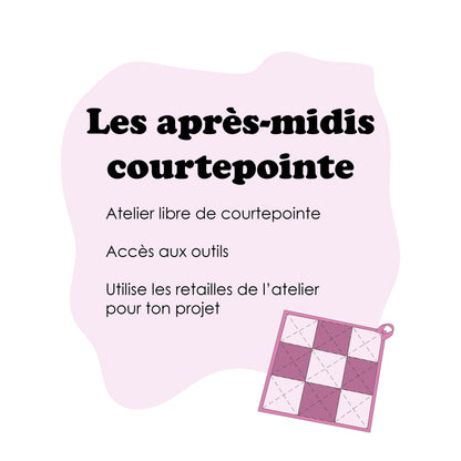 Après-midi courtepointe!