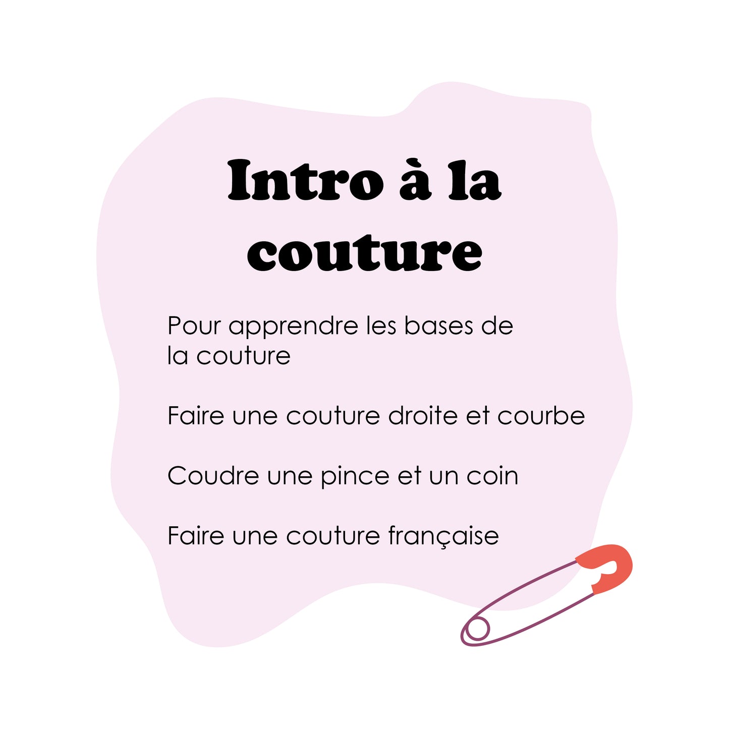 Atelier d'introduction à la couture