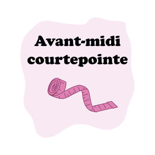 Avant-midi courtepointe!
