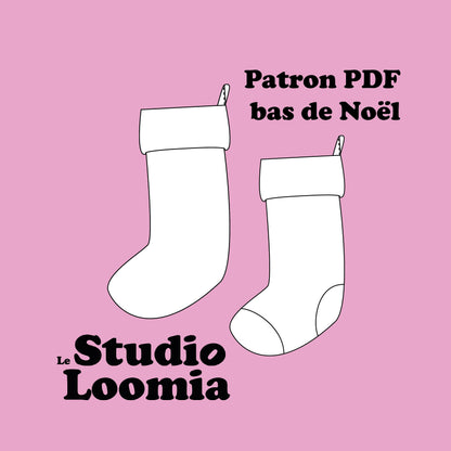 Patron PDF - Bas de Noël