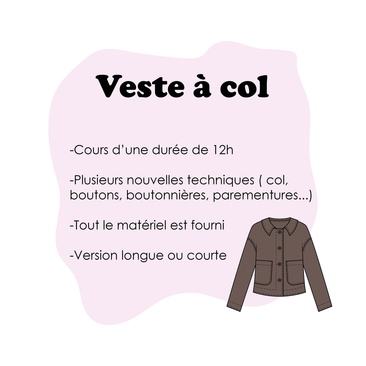 La veste à col